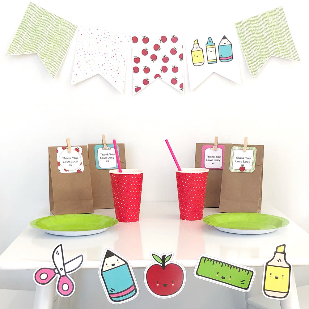Back To School Classroom and Decoration Bundle - Party Bags and Decorations - The Printable Place