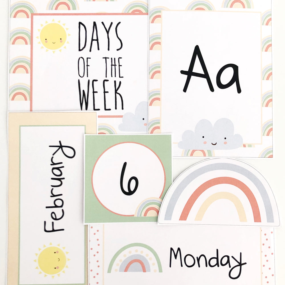 Over the Rainbow Classroom and Decoration Bundle - The Printable Place