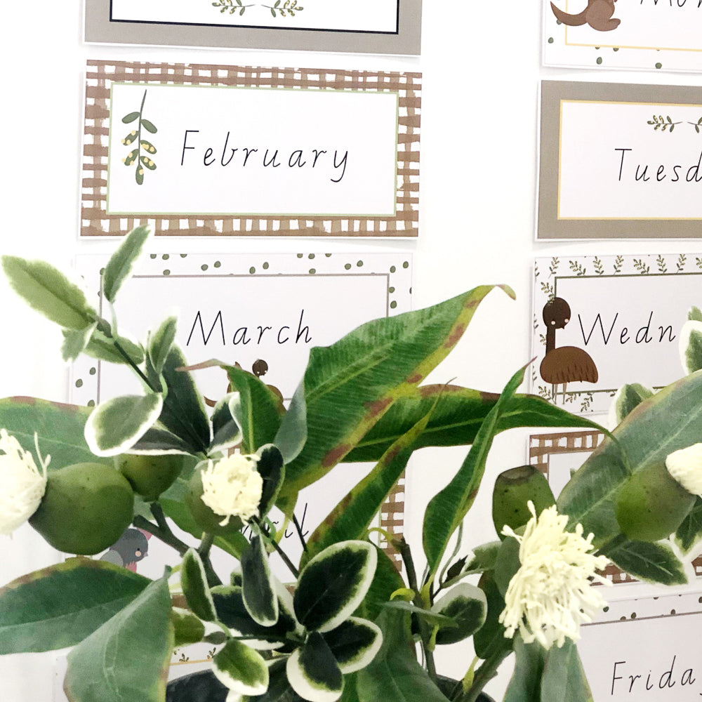 Australian Cuties All Inclusive Classroom Decor Bundle - Months of the Year - The Printable Place