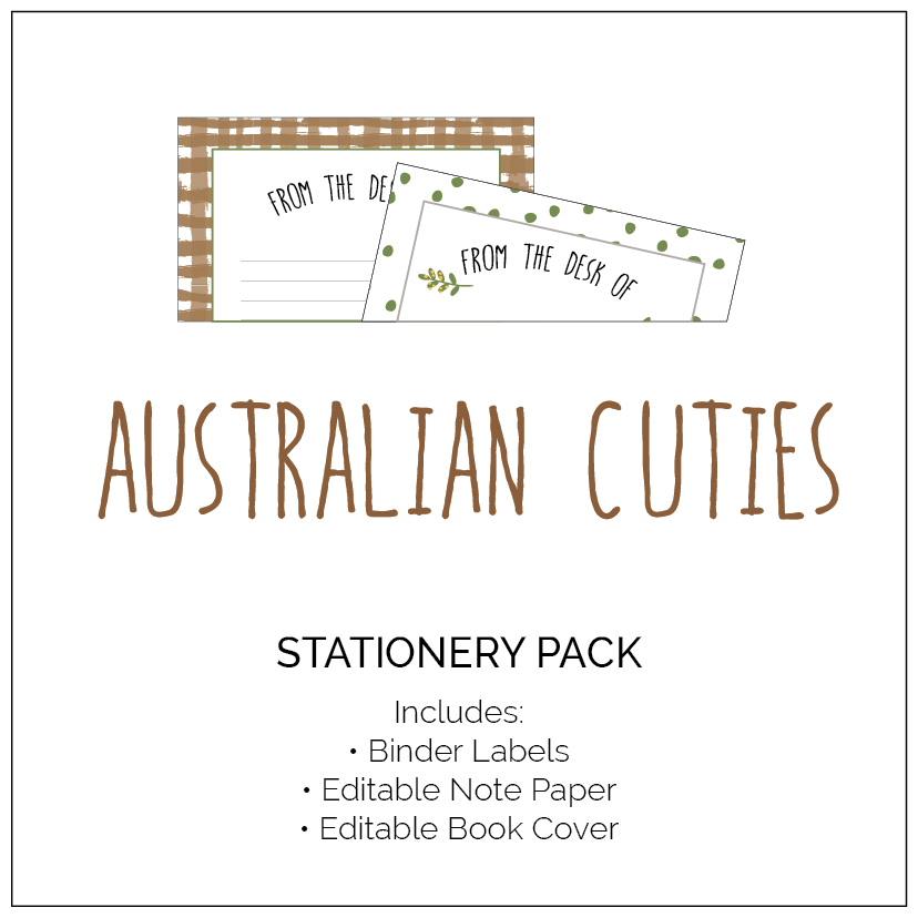 Australian Cuties Printable Party Decor Pack - The Printable Place