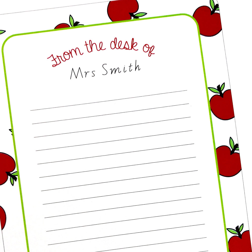 Back To School Printable Stationery Pack - Note Paper - The Printable Place