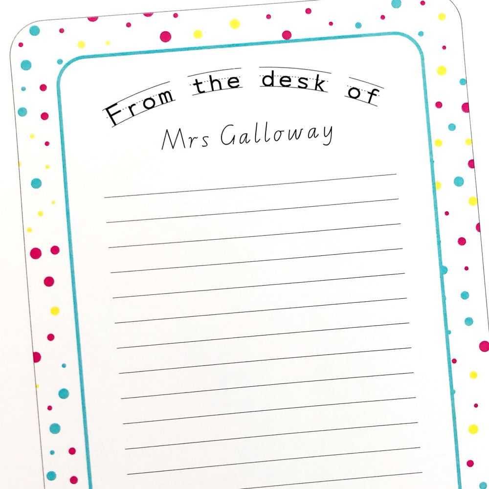 Back To School Printable Stationery Pack - Note Paper - The Printable Place