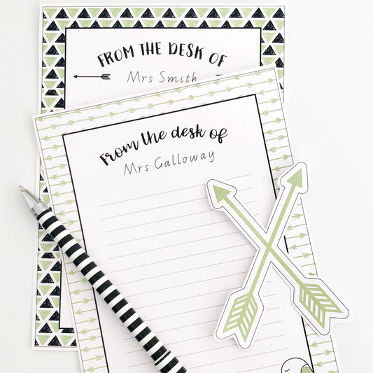 Beautiful Boho Printable Stationery Pack - Note Paper - The Printable Place