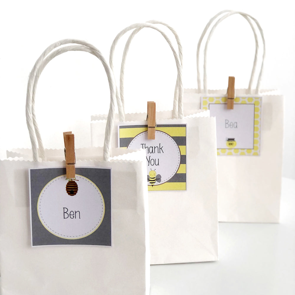 Honey Bee Themed Party Bags - The Printable Place