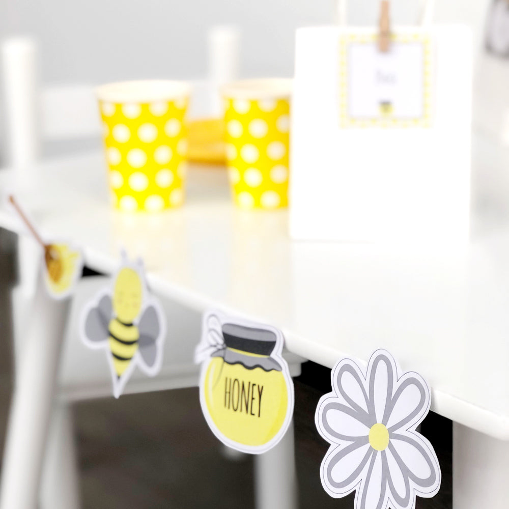 Bee Theme Party Decor - The Printable Place