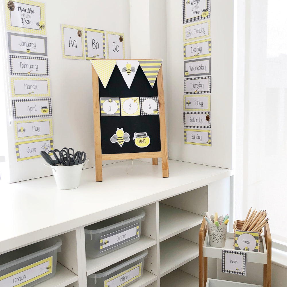 Bee Theme Classroom Decor - The Printable Place
