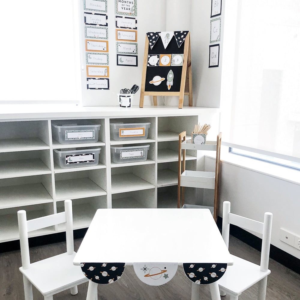Space themed Classroom Set up - The Printable Place