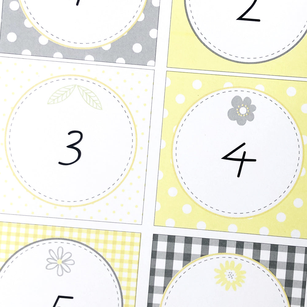Daisy Chains All Inclusive Classroom Decor Bundle - Number Labels - The Printable Place