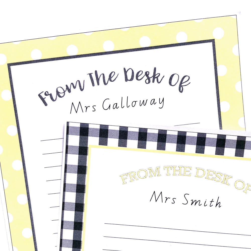 Daisy Chains All Inclusive Classroom Decor Bundle - Note Paper - The Printable Place