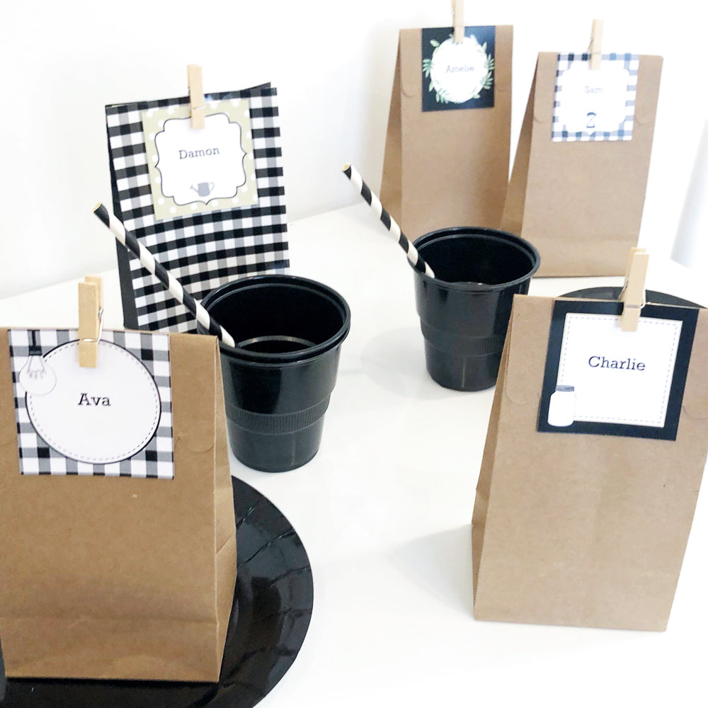 Sarah-Jane's Farmhouse Printable Party Decor Pack - Party Bags - The Printable Place