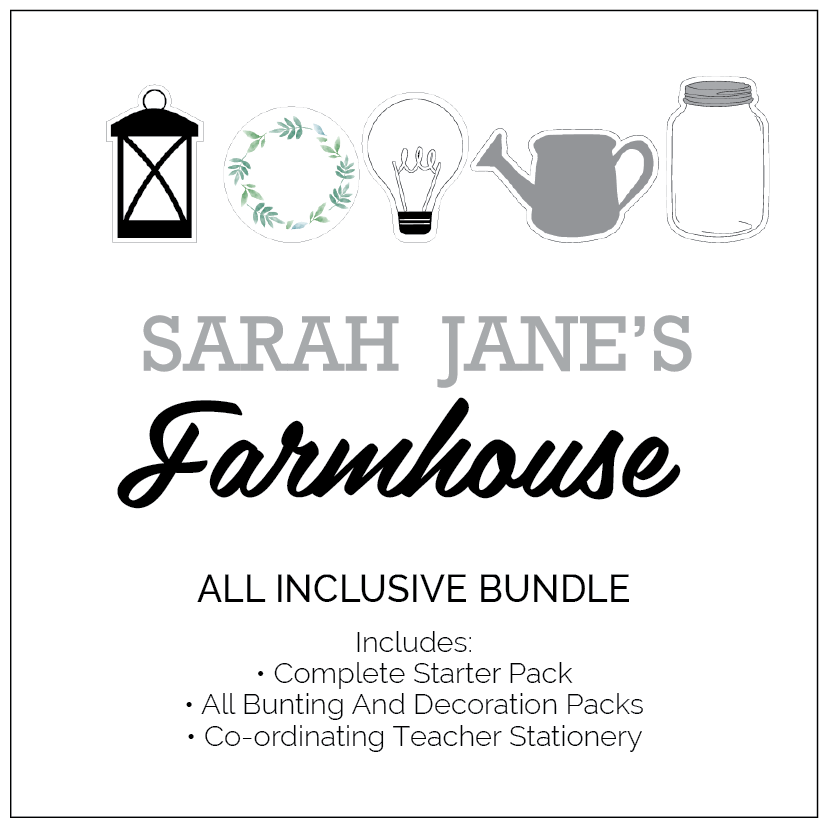 Farmhouse Theme Classroom Decor - The Printable Place
