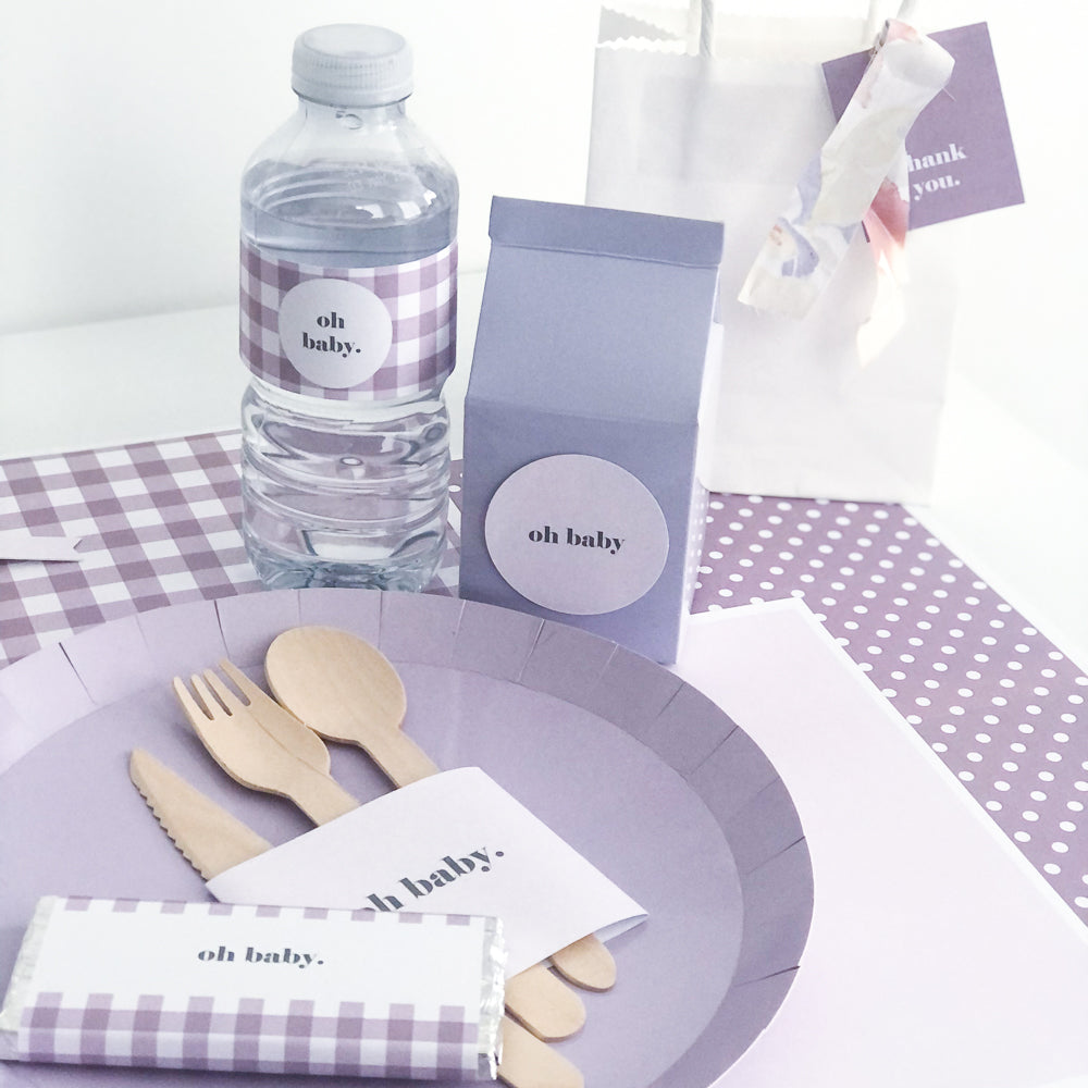 Lilac Themed Party Decor - The Printable Place