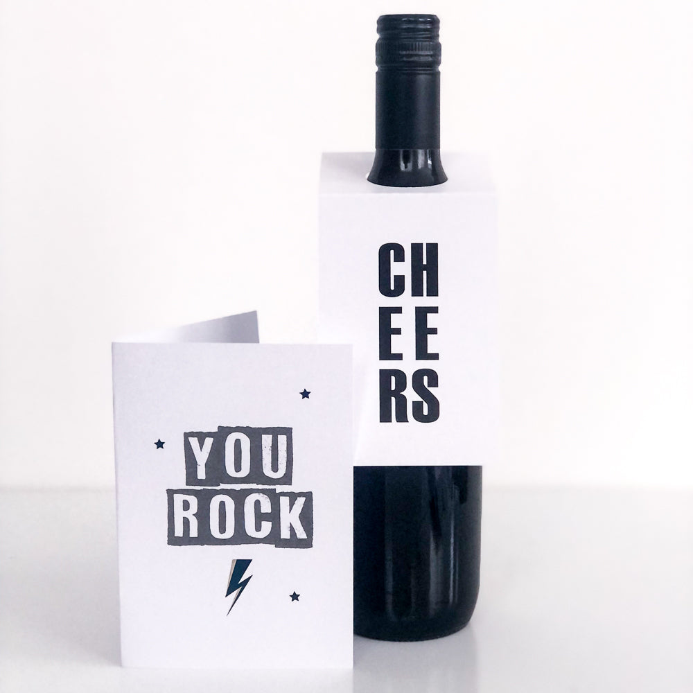 Masculine Wine Label and Card - The Printable Place