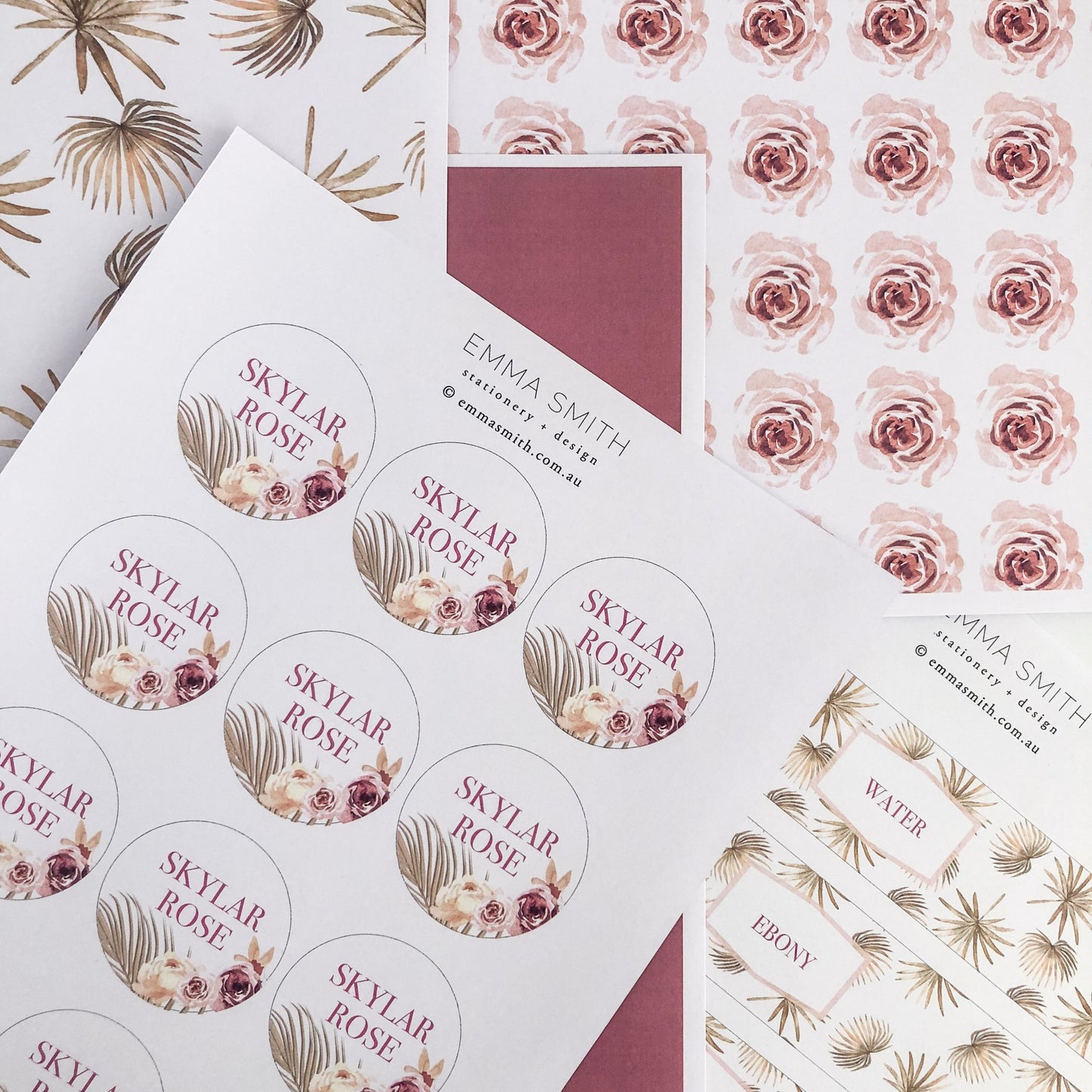 Desert Luxe Printable Party Decoration Bundle-the-printable-place.myshopify.com-Printable Party Package