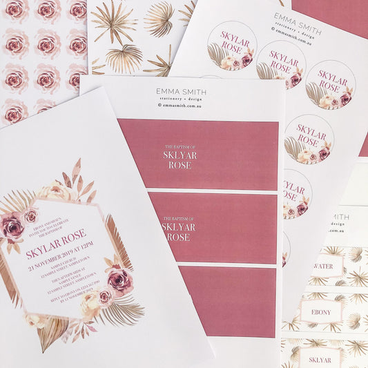 Desert Luxe Printable Party Decoration Bundle-the-printable-place.myshopify.com-Printable Party Package