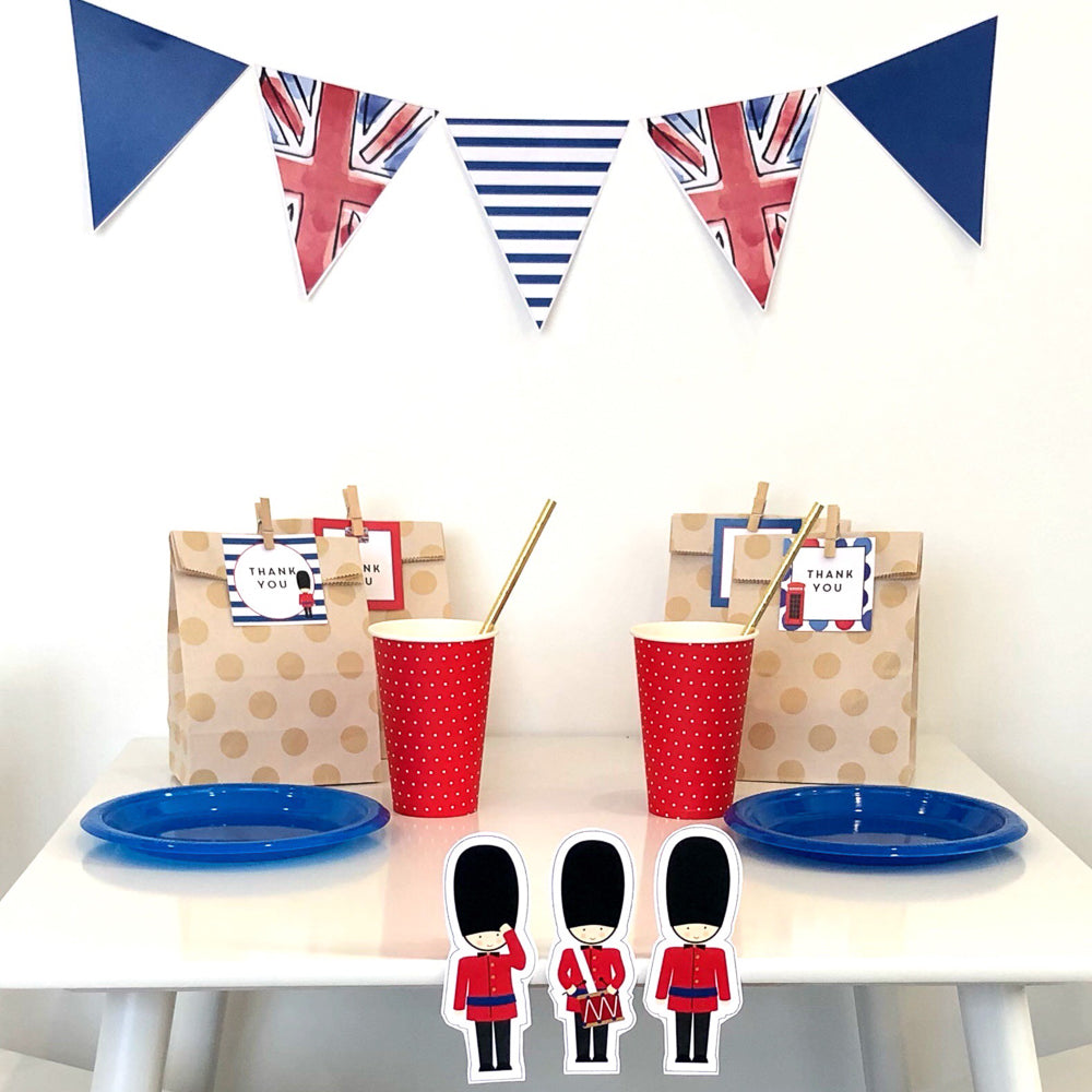 London's Calling Printable Party Decor Pack - The Printable Place