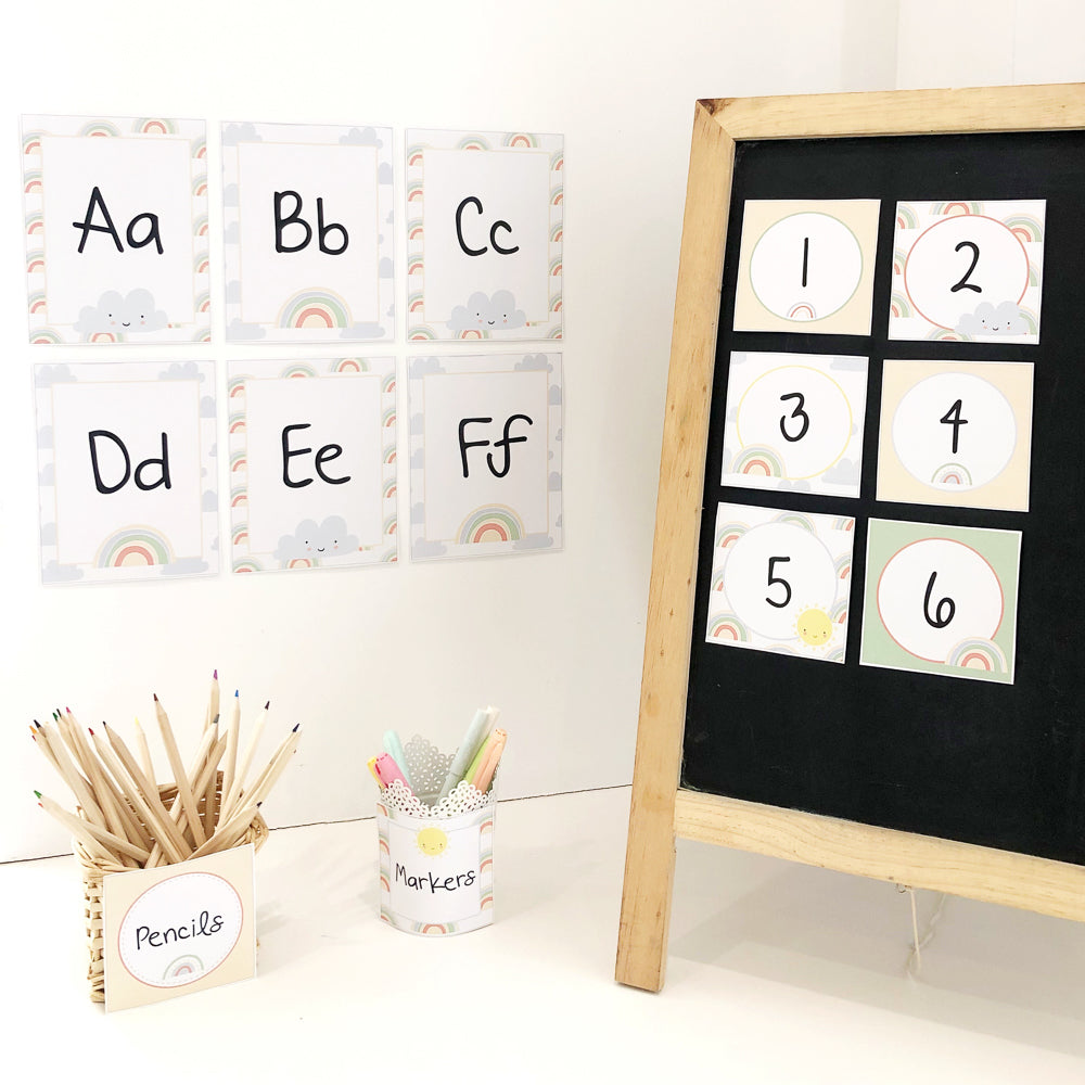 Over the Rainbow Classroom and Decoration Bundle - The Printable Place
