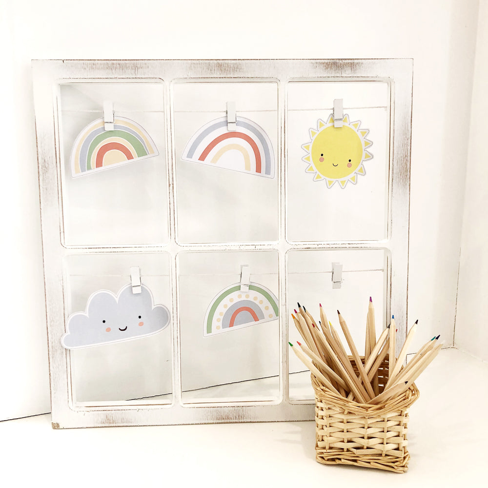 Over the Rainbow Classroom and Decoration Bundle - Cut Outs - The Printable Place