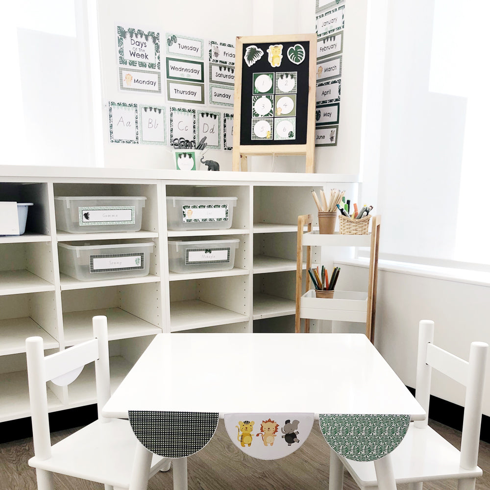 School Safari Classroom and Decoration Bundle - Styled Classroom - The Printable Place