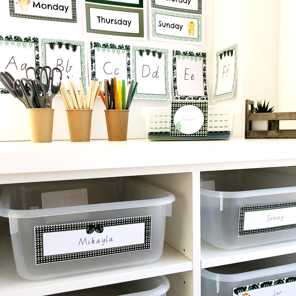 School Safari Classroom and Decoration Bundle - Styled Classroom - The Printable Place