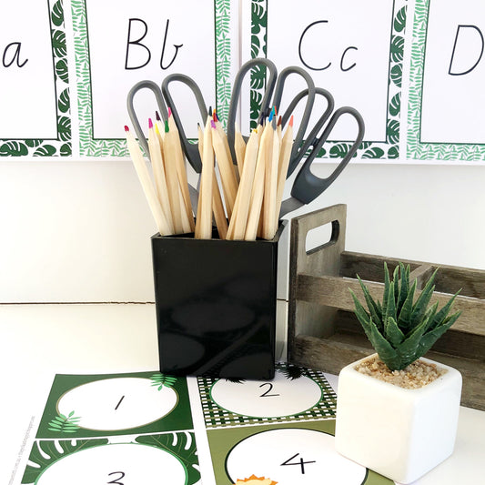 School Safari Classroom and Decoration Bundle - The Printable Place