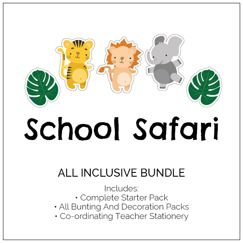 School Safari Themed Classroom Decor - The Printable Place
