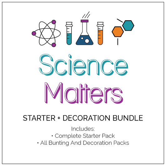 Science Theme Classroom Decor Kit - The Printable Place