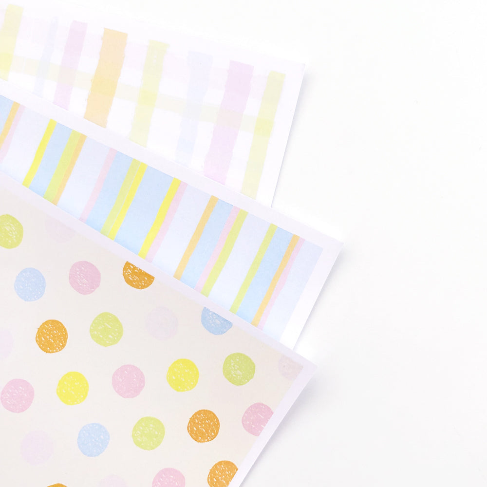 Pastel Sorbet Ice Cream Paper - The Printable Place