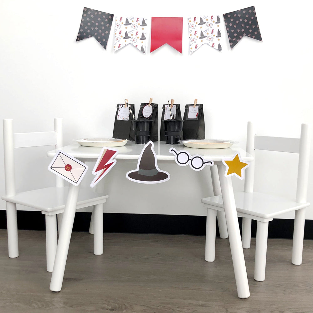 Harry Potter Wizard Themed Party Decoration Set Up - The Printable Place